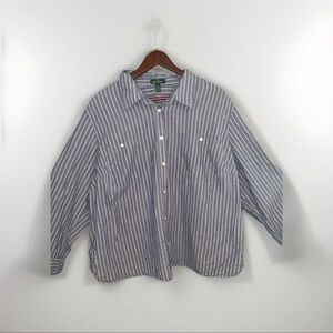 Mens LaurenRalphLauren 3XL Long Sleeve Button Down Shirt Cotton Casual Wear Big